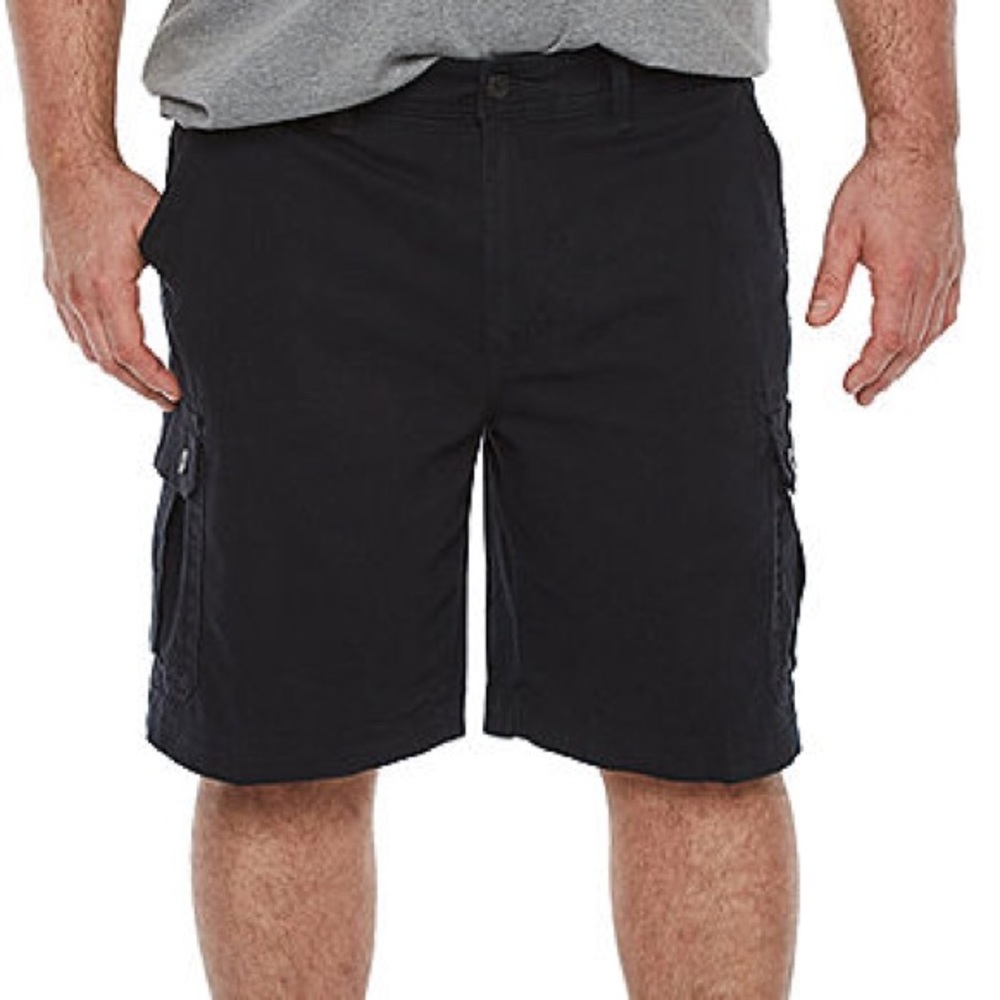GUC Mens black cargo shorts